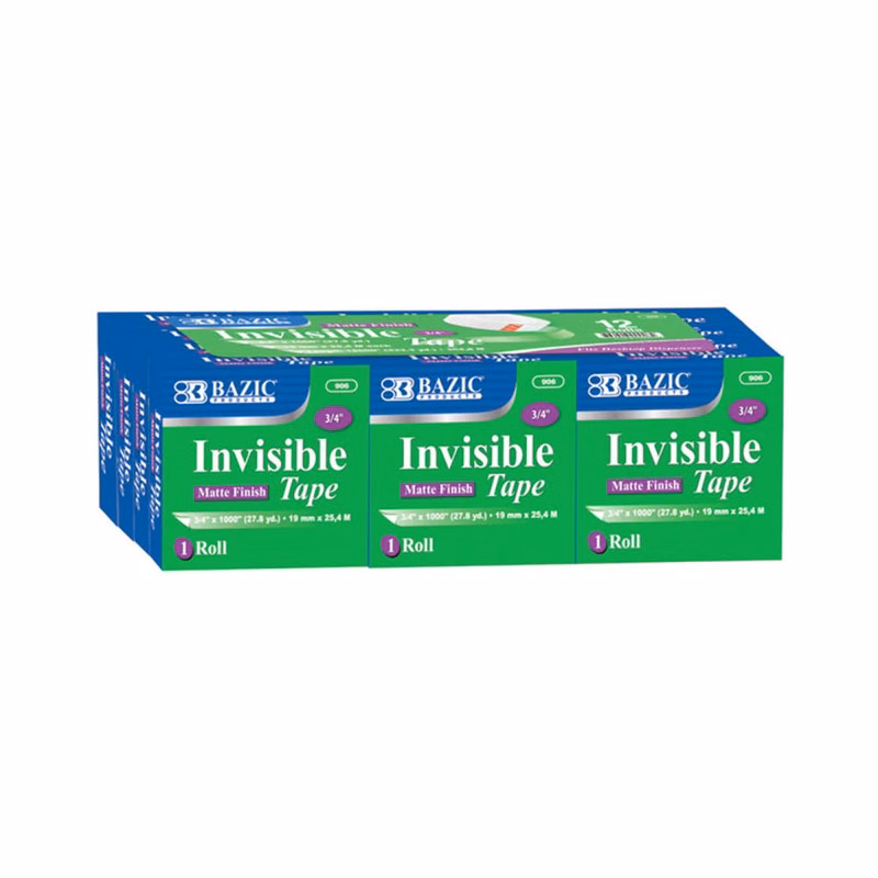 Invisible Tape Refills - Matte 3/4" x 1000"