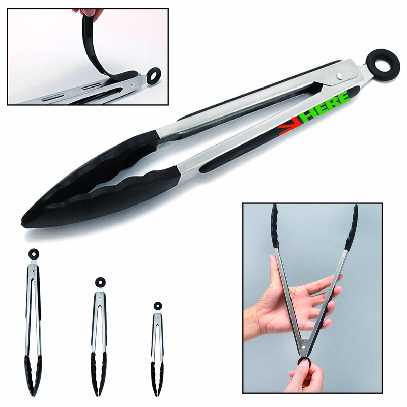 Stainless Steel Silicone Food Tong
