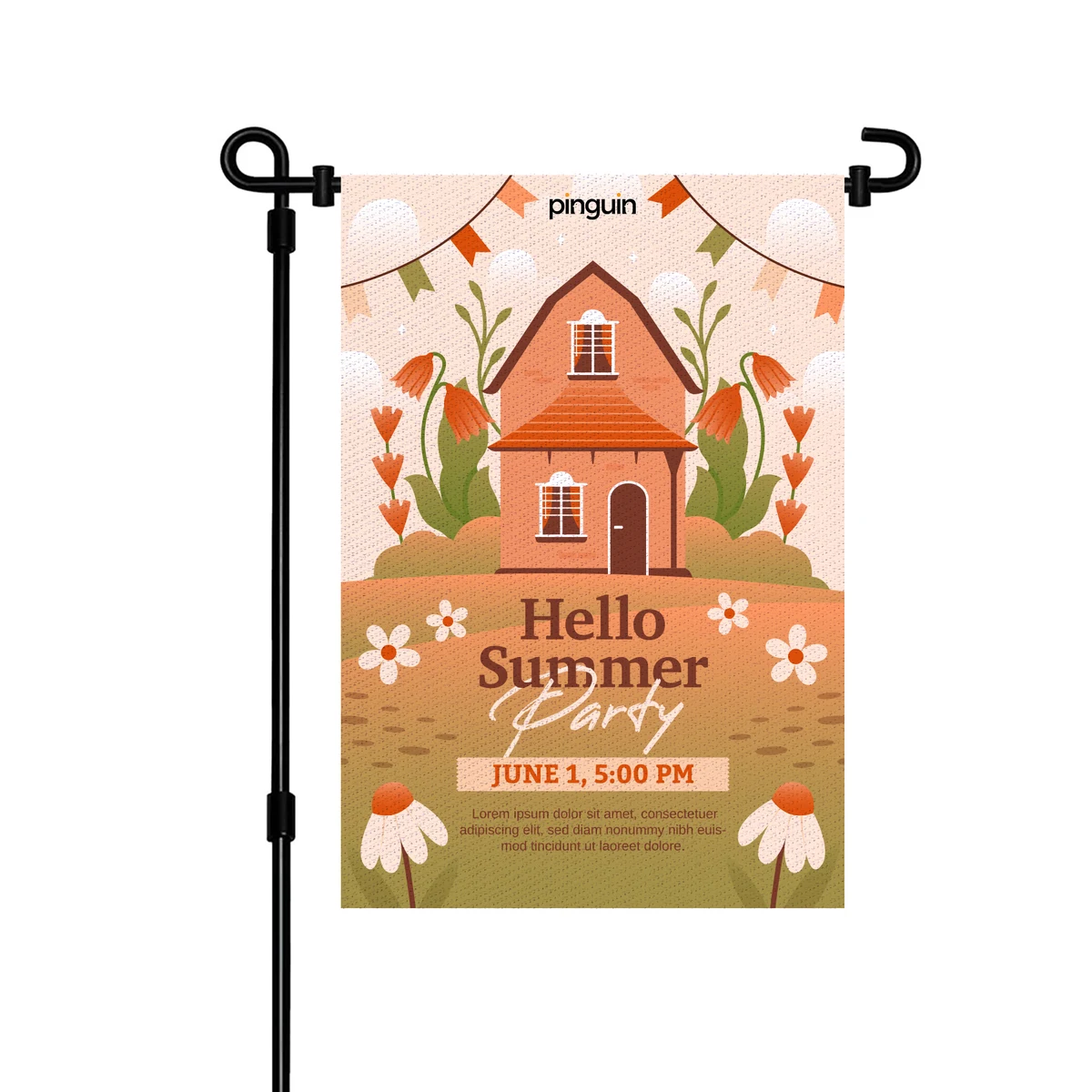 12''X18'' 250GSM Poly Double Side Garden Flag 1