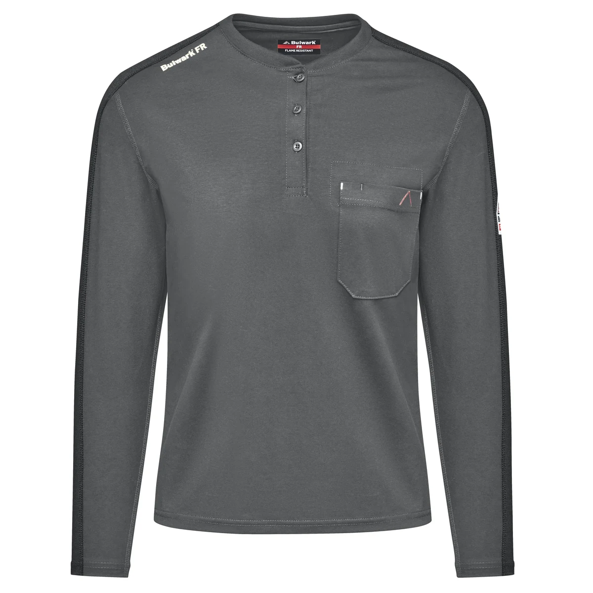 Bulwark® Women's Flex Knit Henley 1