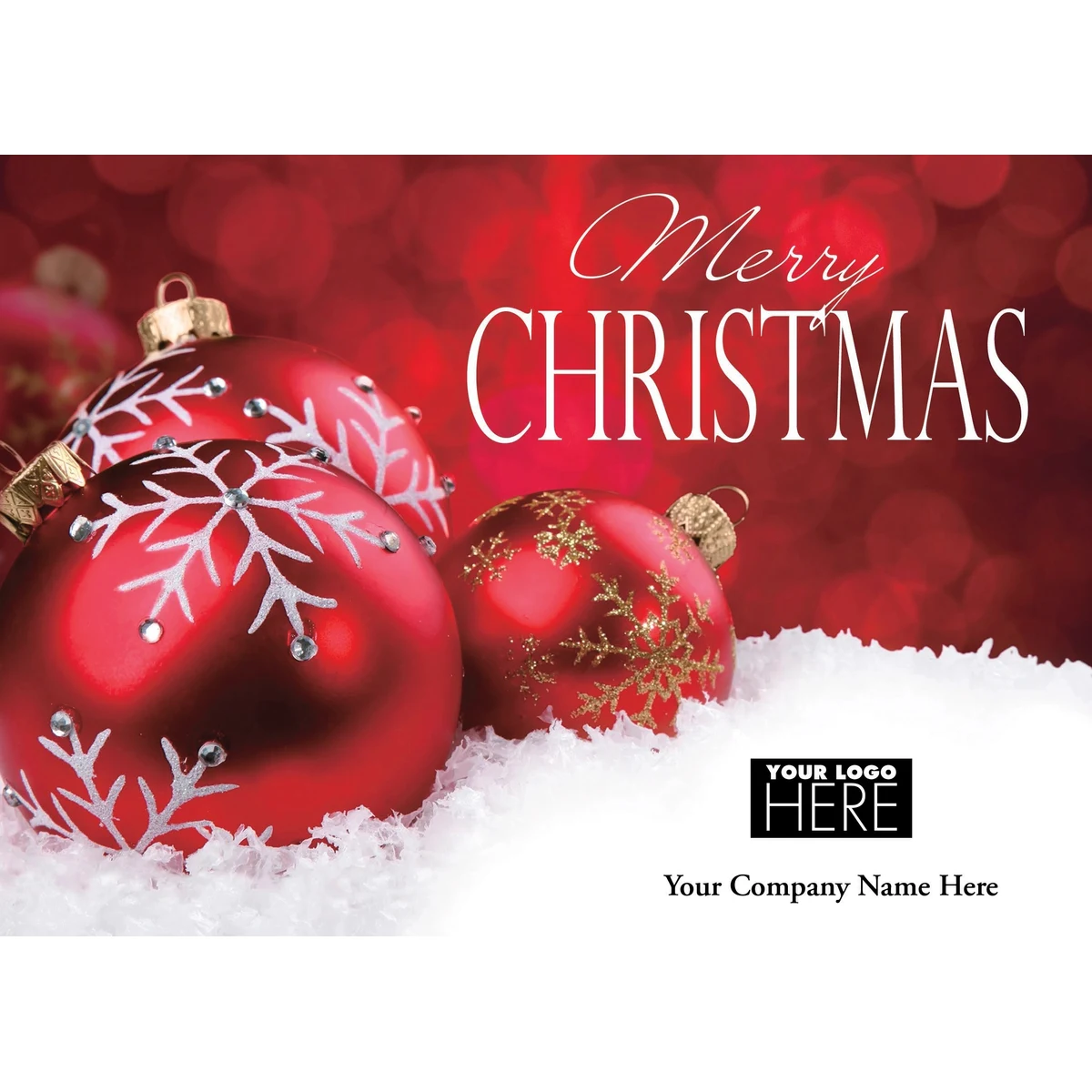 Christmas Ball Logo Cards 1