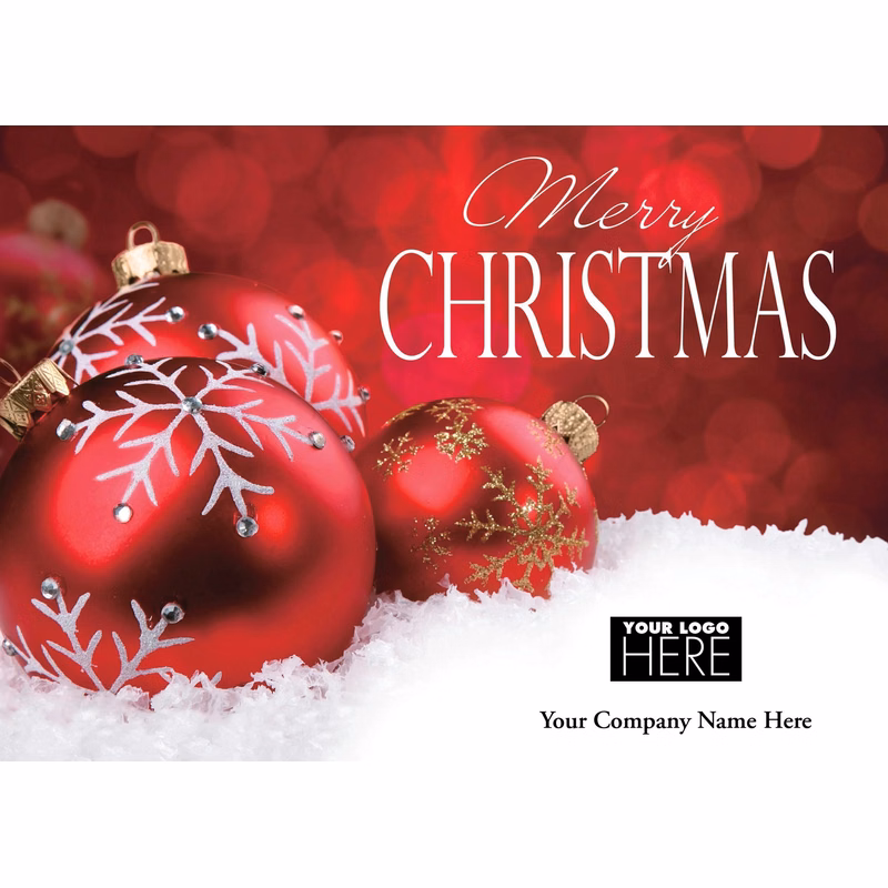 Christmas Ball Logo Cards