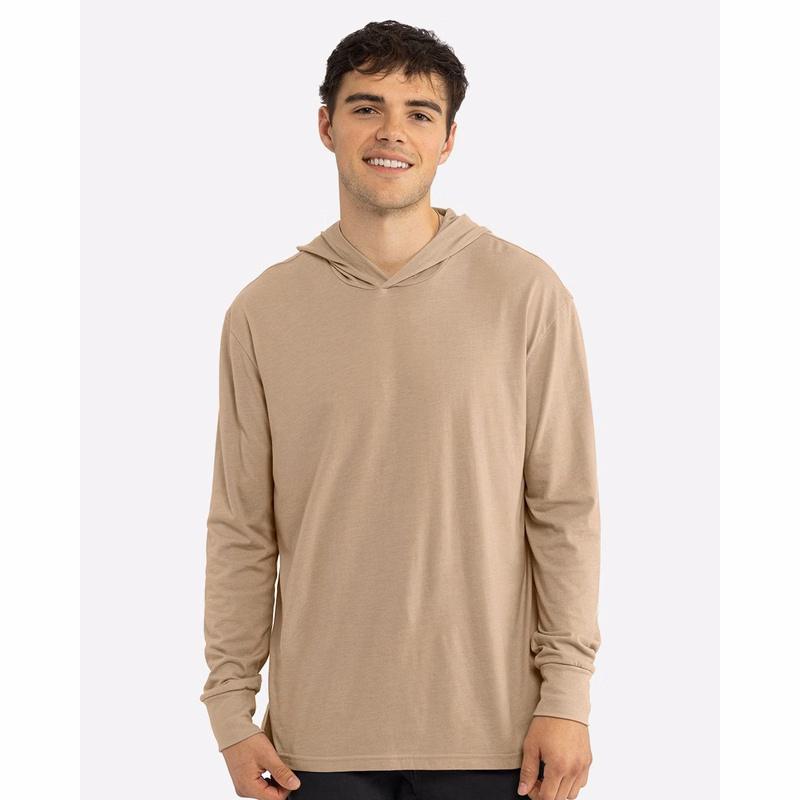 Unisex CVC Hoodie Long Sleeve Tee - 6221