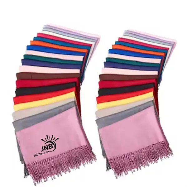 Solid Color Pashmina Scarf 1