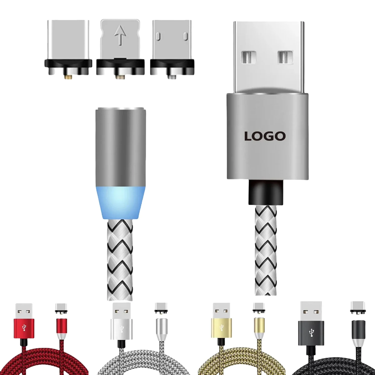 3-in-1 Magnetic Phone Cable Charger MOQ 100 1