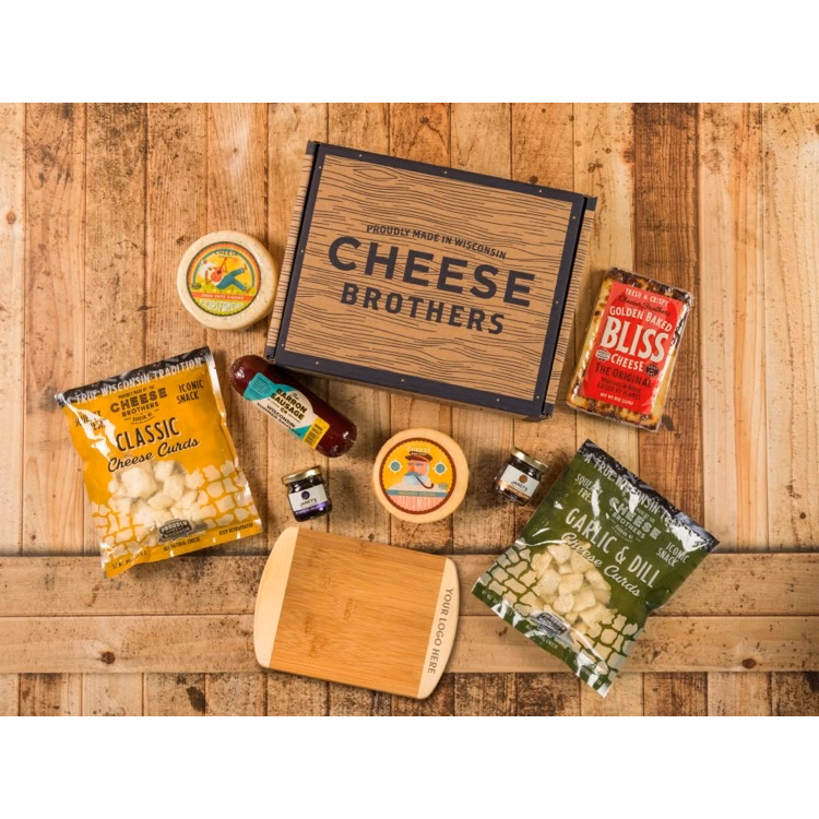 Cheese Bros. Taste of Wisconsin Gift Pack (Cheeses, Board +)