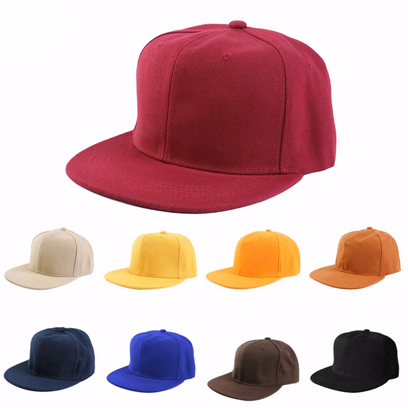 Embroidery Flat Bill Snap Back Cap