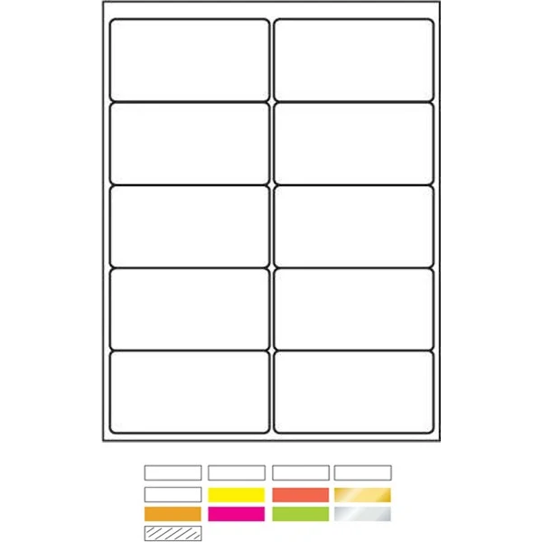 Laser Labels (4"x2") 1