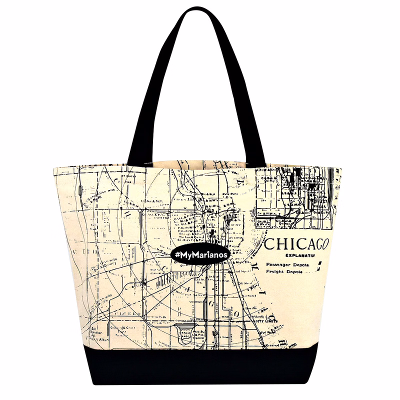 10 Oz. Custom 2-Tone Cotton Canvas Tote Bag (21.25"x14.5"x7")