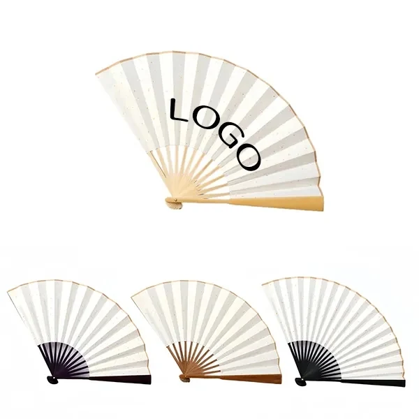Portable Lightweight Paper Folding Handheld Fan 1