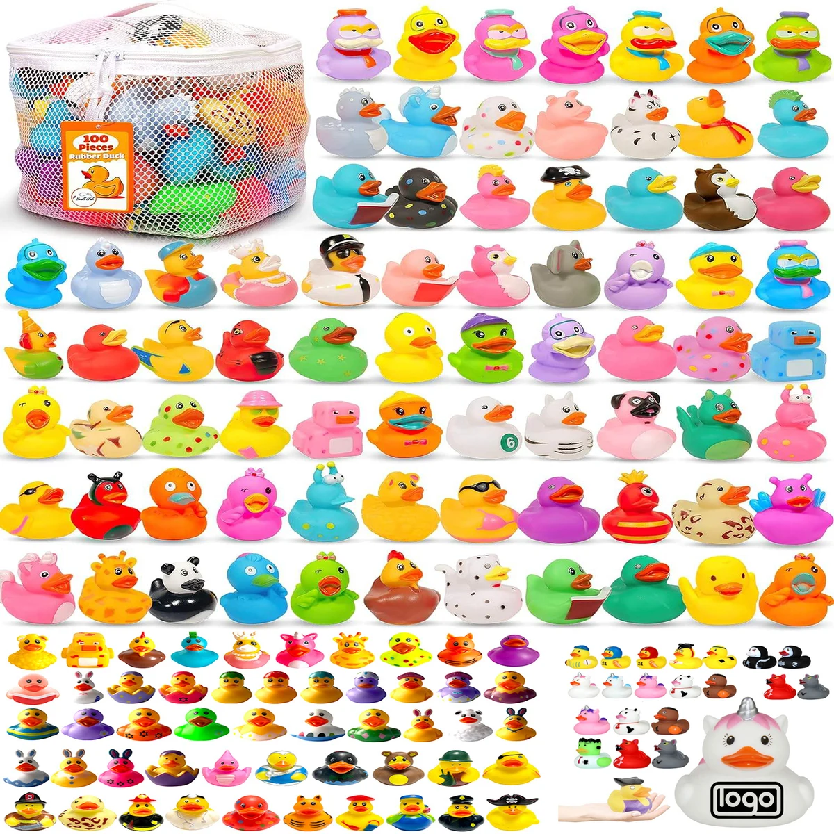 Kids Squeezable Mini Rubber Duck Bath Toy 1