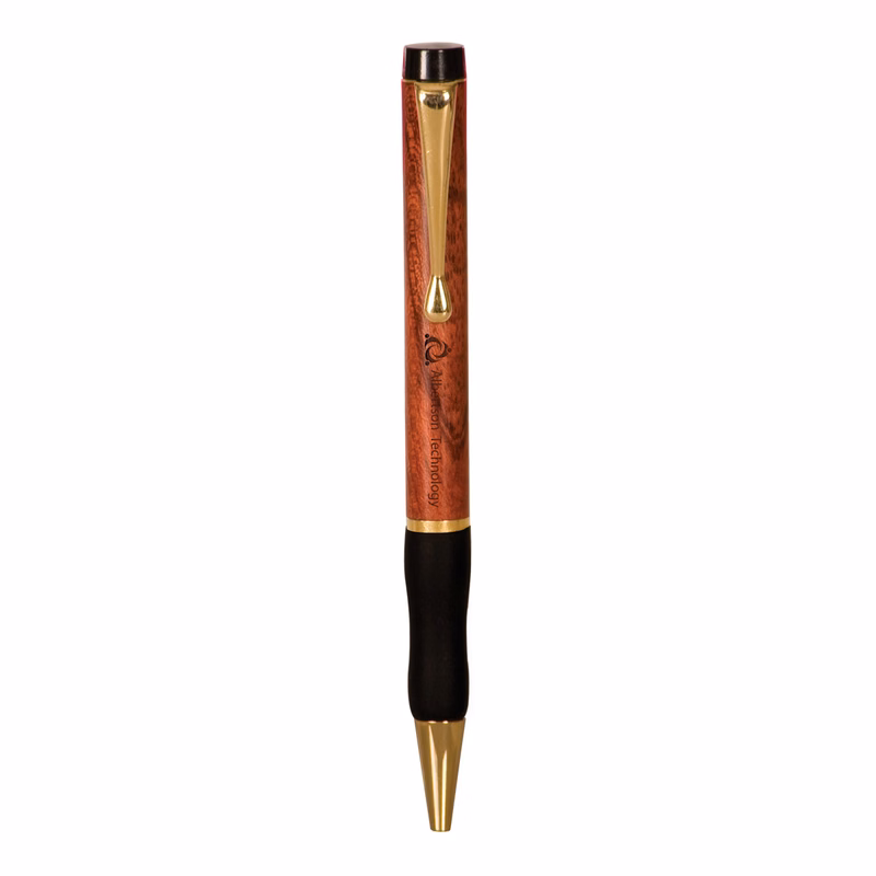 Wide Rosewood Pen with Gripper