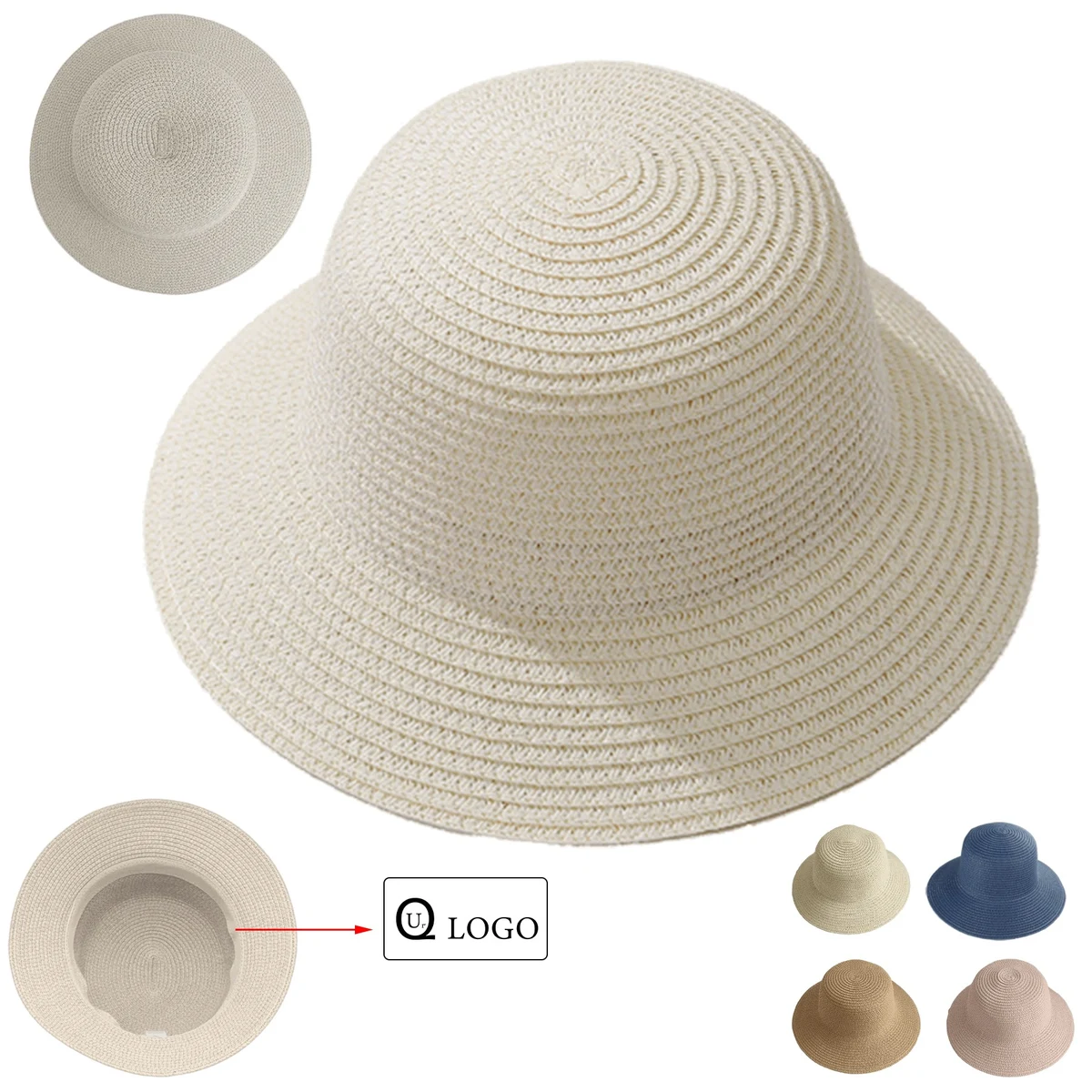 Kids' Diy Summer Sun Protective Straw Hat 1