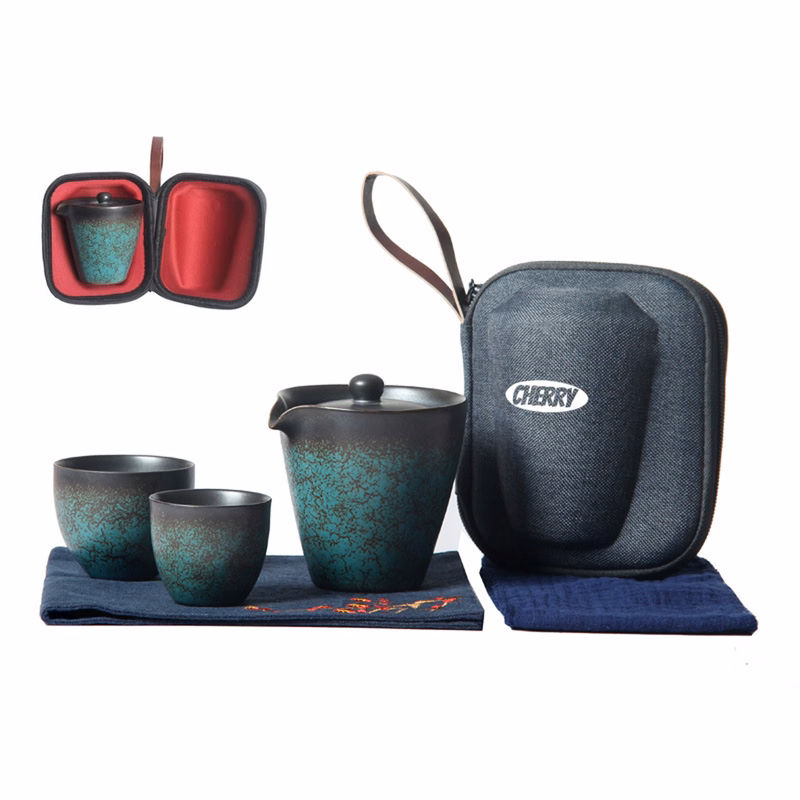 Portable Ceramic Travel Tea Set
