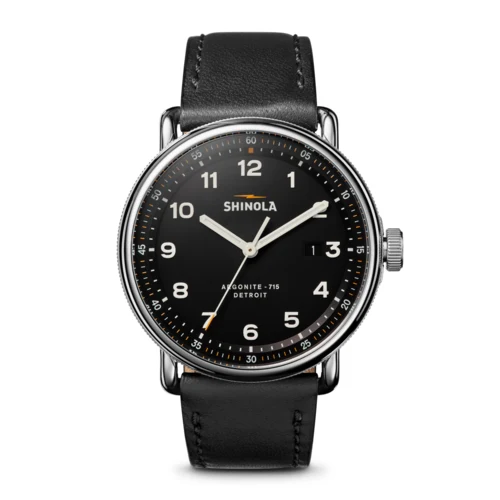 Shinola The Canfield Model C56 Leather Strap Watch 1