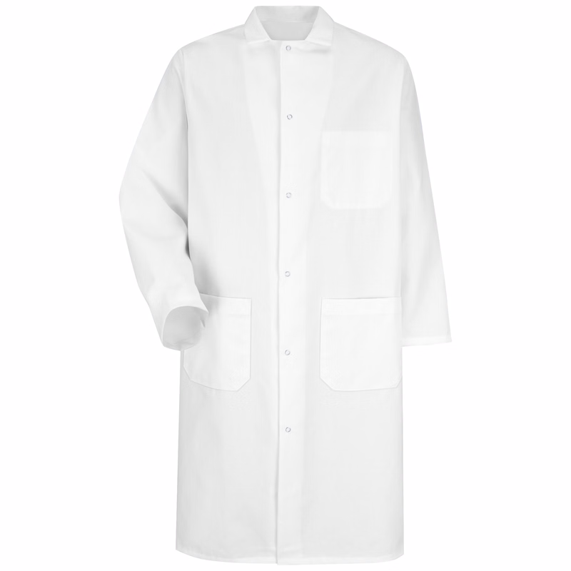 Red Kap® Gripper-Front Butcher Frock with Interior Pocket