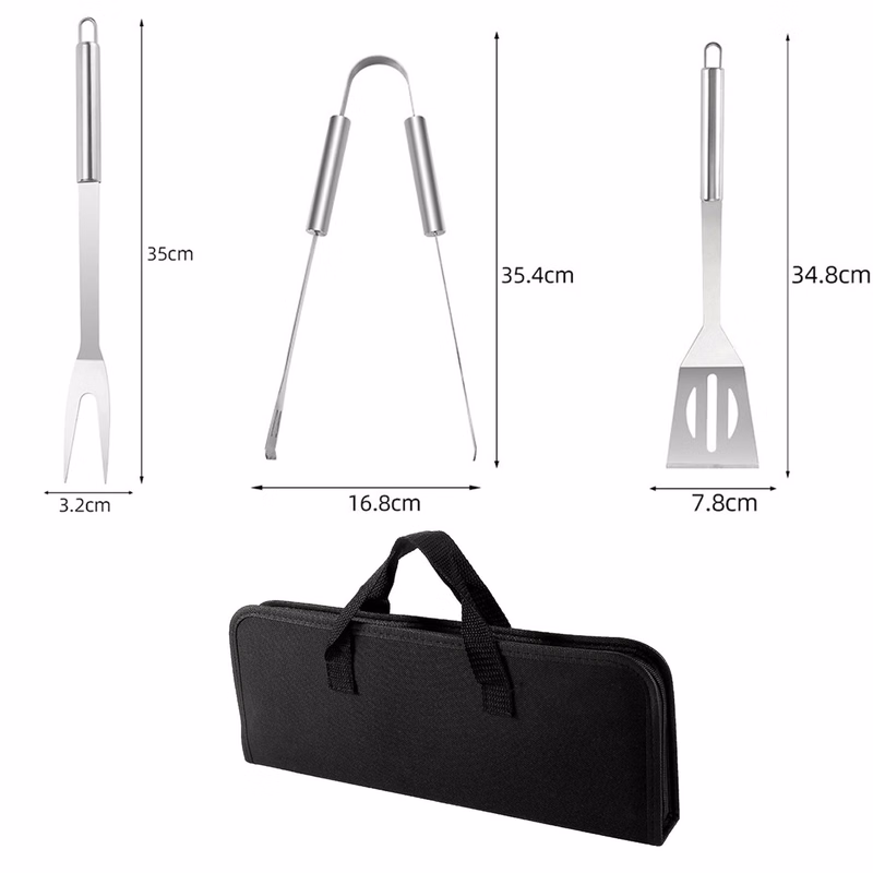 3 PCS BBQ Tools Set