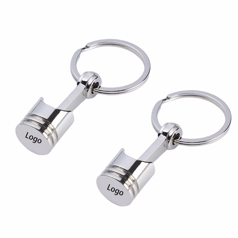 Auto Part Model Engine Piston Keychain