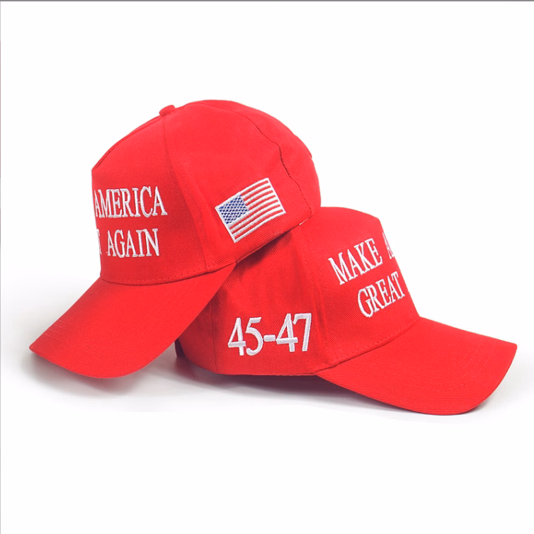 Adult Embroidered Trump 2024 Hats