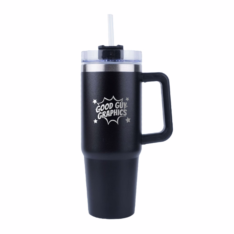 30 oz Stainless Steel Double Wall Mug w/Lid - Free Gift Box