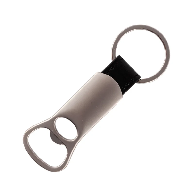 PU Strap Keychain With Metal Bottle Opener 1
