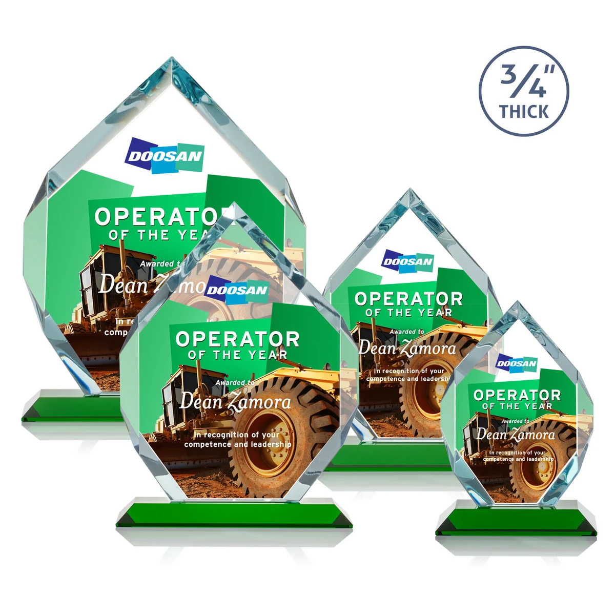 Royal Diamond VividPrint™ Award - Green 1