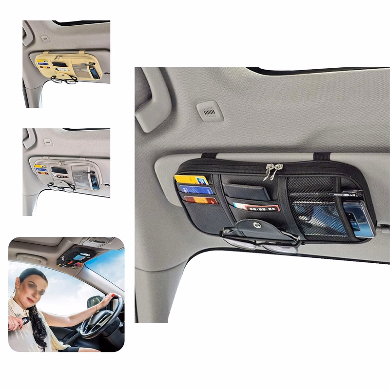 Car Visor Storage Pouch Holder