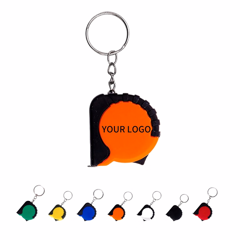 ABS Mini Tape Measure Keychain Dual Scale
