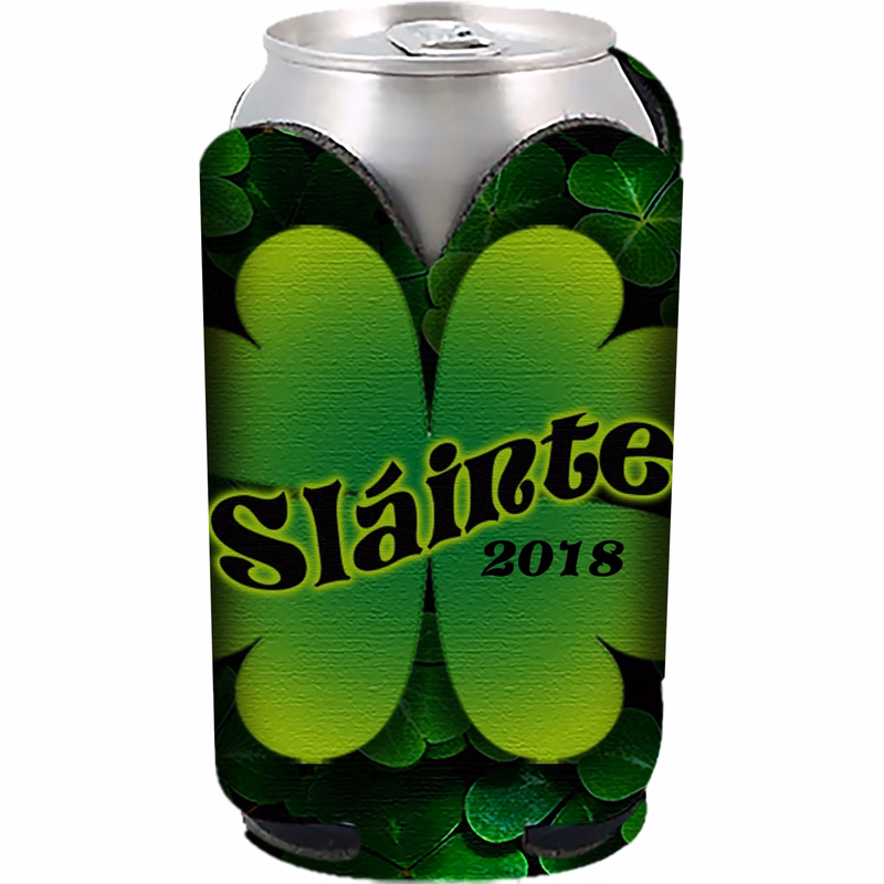 Full Color Shamrock Scuba can cooler