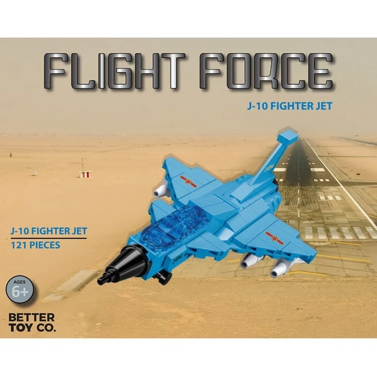 J-10 Firefly Fighter Jet Building Brick Kits - 121 Piece 1