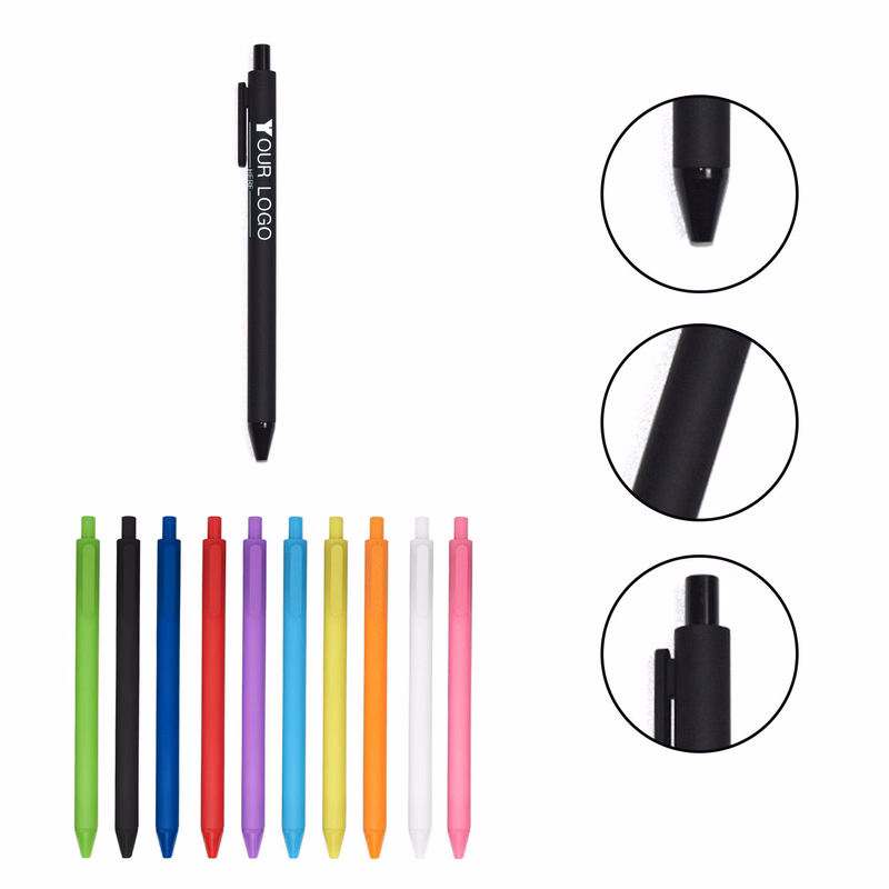 Black Retractable Gel Pens