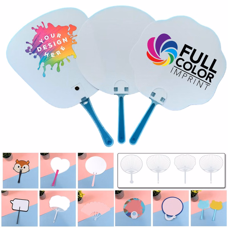 Pp Round Fan With Fully Customizable Patterns