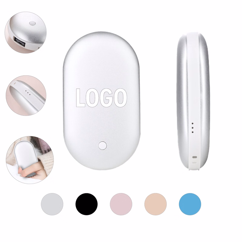 Dual-Function Electric Hand Warmer With Power Bank