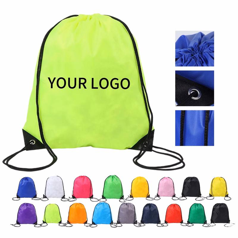 16 Inch Polyester Drawstring Bag Washable and Reusable