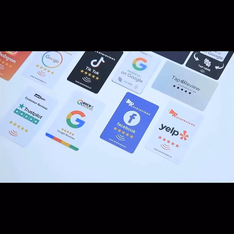 Custom NFC Mobile Phone Smart Google Review Card