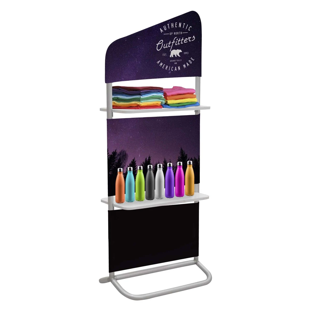 2' x 59" EuroFit™ Evolution Two-Shelf Incline Wall Kit 1