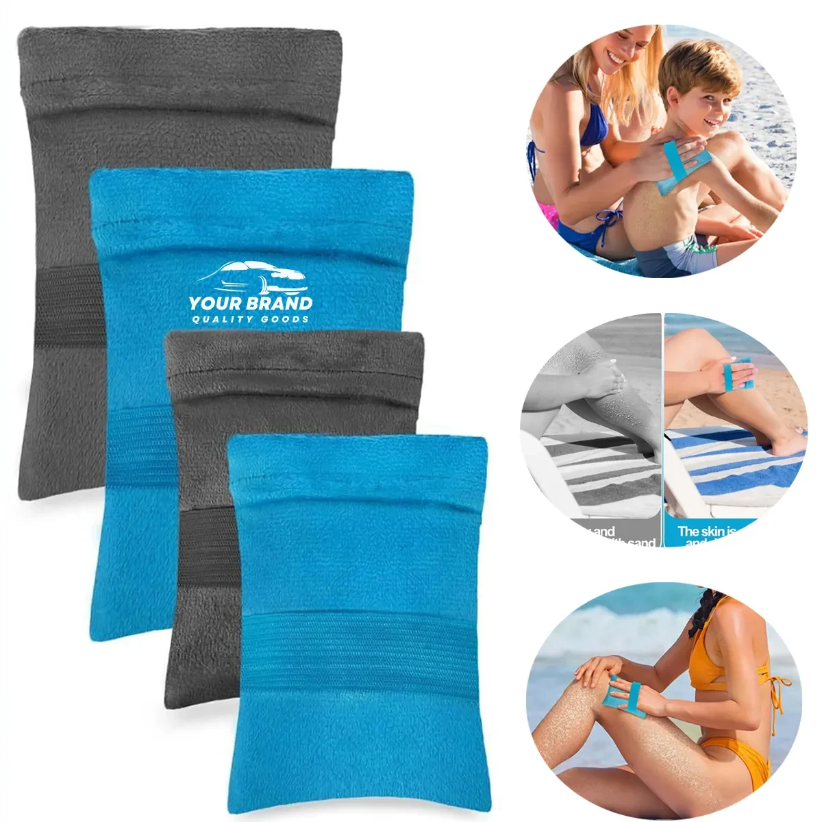 Sand Remover Pouch Vacation Camping Essentials for Beach 1