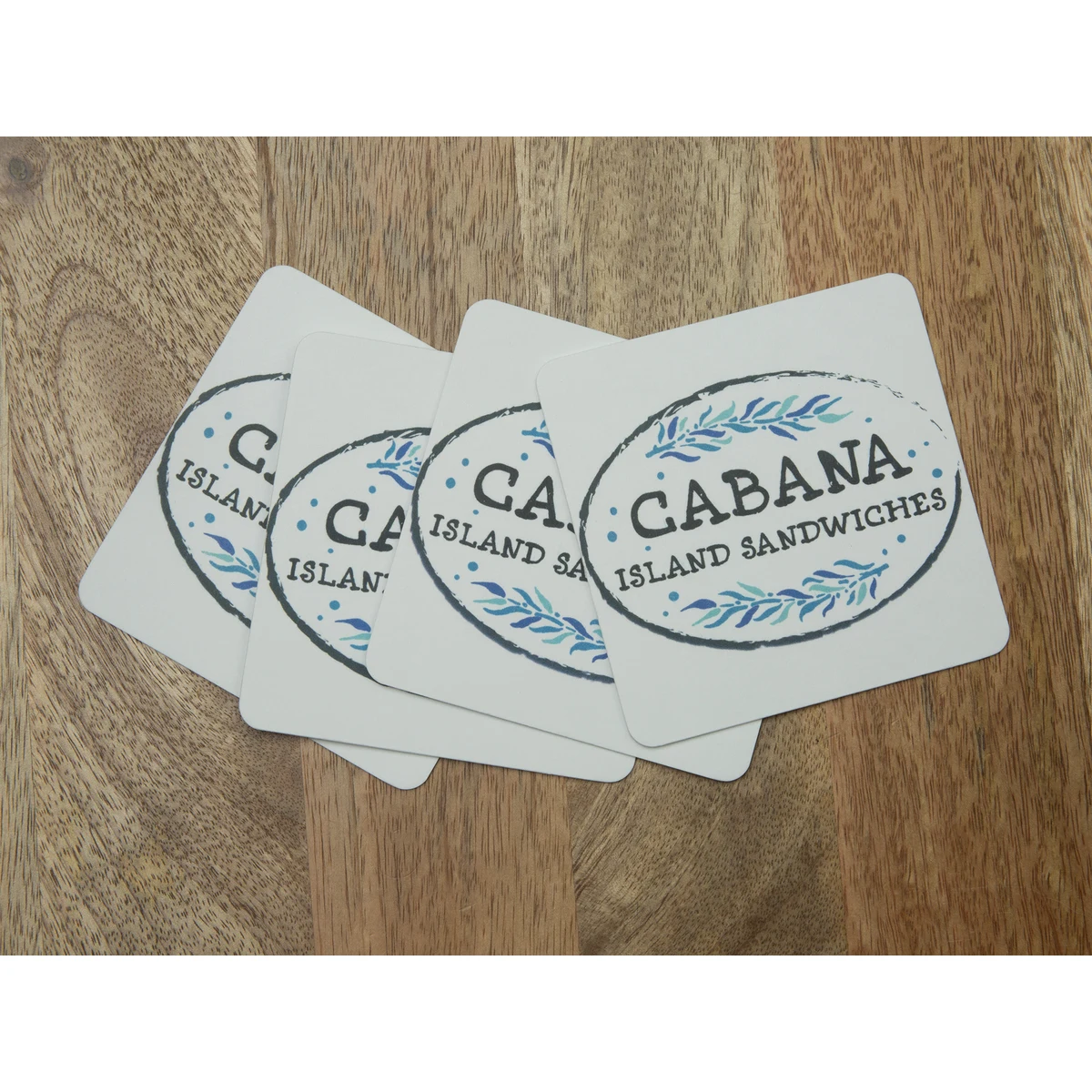 Full Color Square Paper Coaster (4" x 4") 1