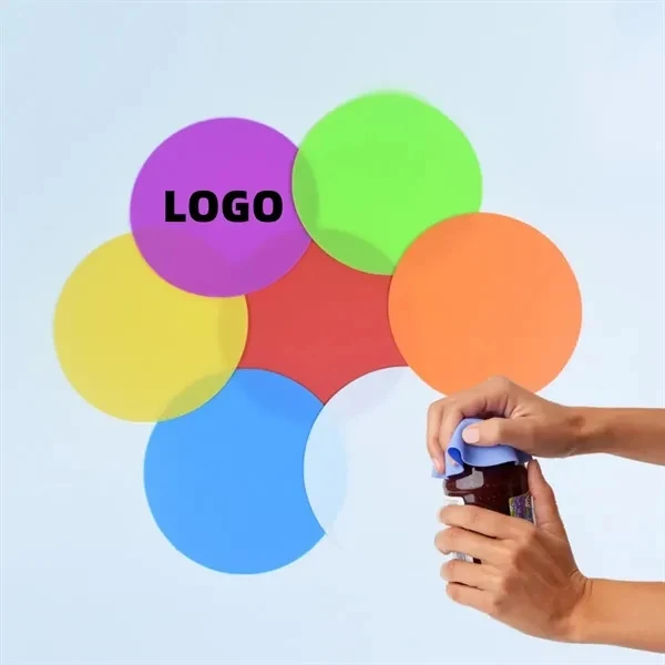 Custom 5" Silicone Bottle Opener Coaster Full-Color Print — Bar & Hospitality 1
