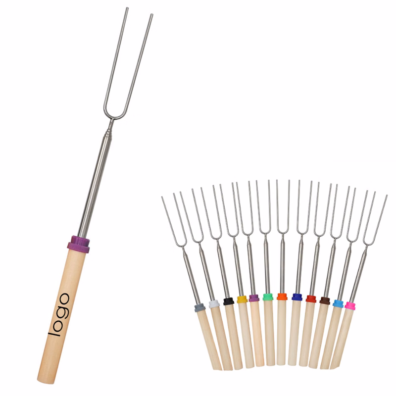 Stainless Steel Telescopic BBQ Fork