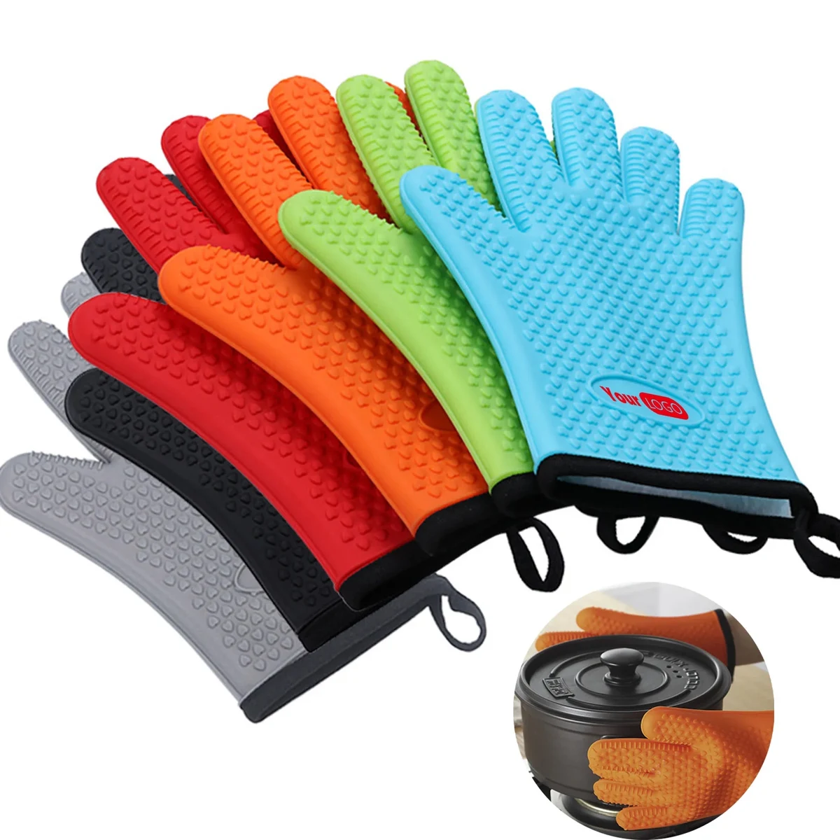 Silicone Insulated 5-Finger Gloves 1