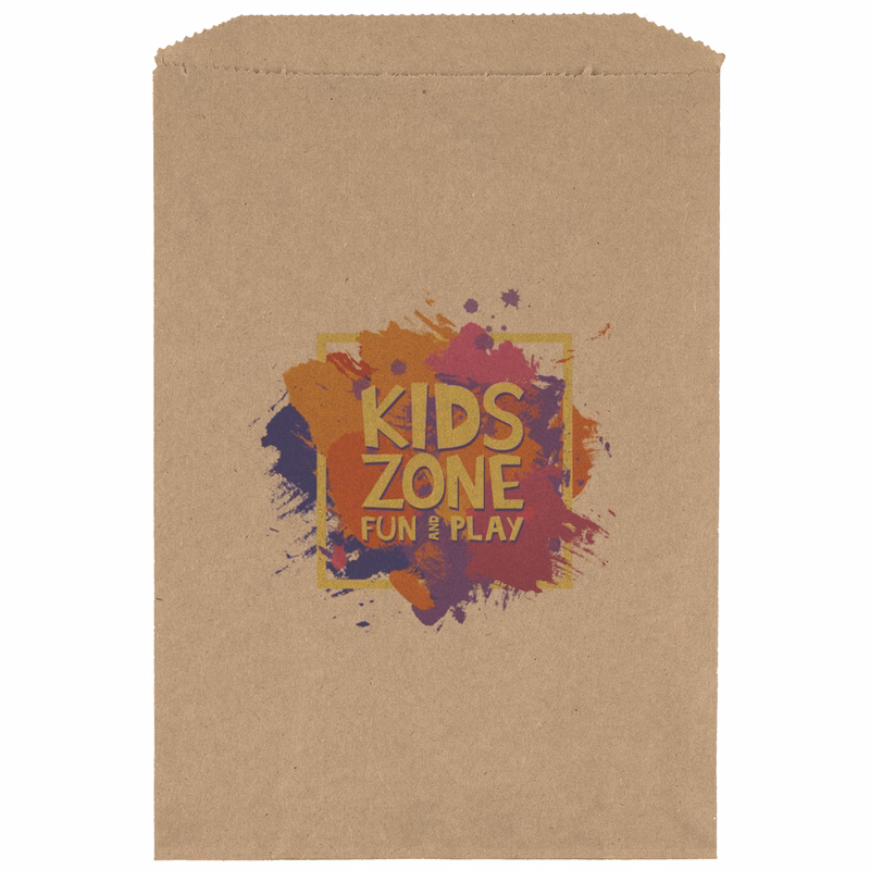 7 1/2W x 10 1/2H Merchandise Bag - Dynamic Color