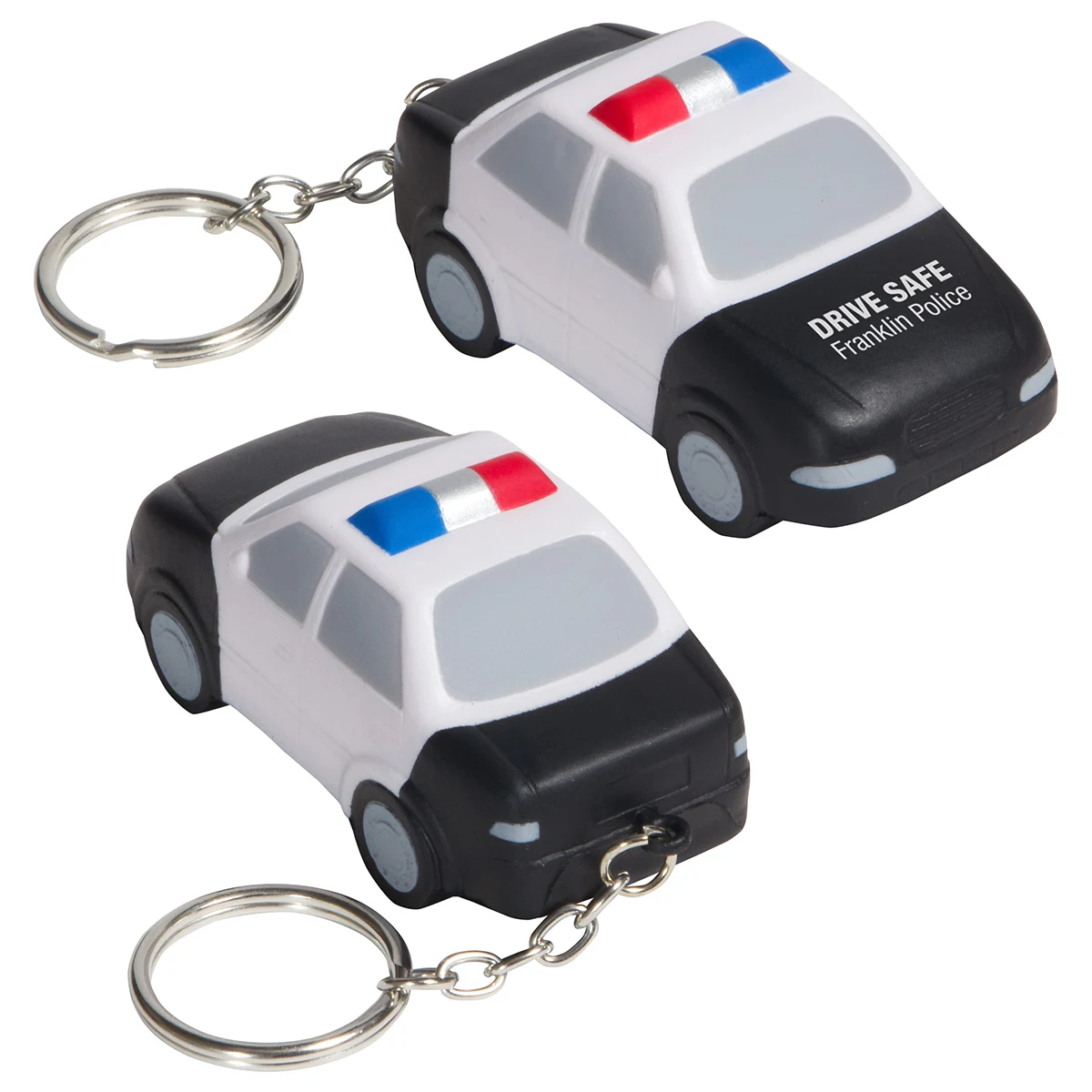 Police Car Stress Reliever Key Chain 1