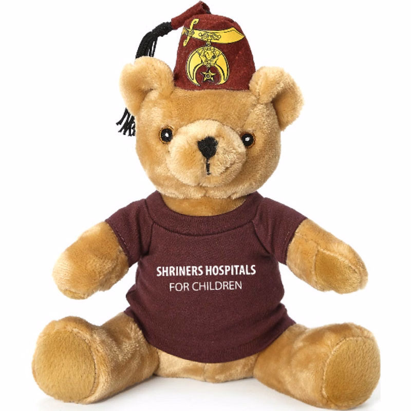 10" Shriner Fez Bear