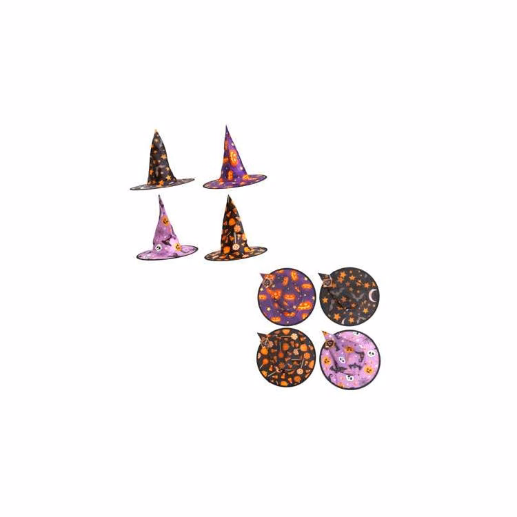 Witch Hats - Assorted Prints 13" Diameter