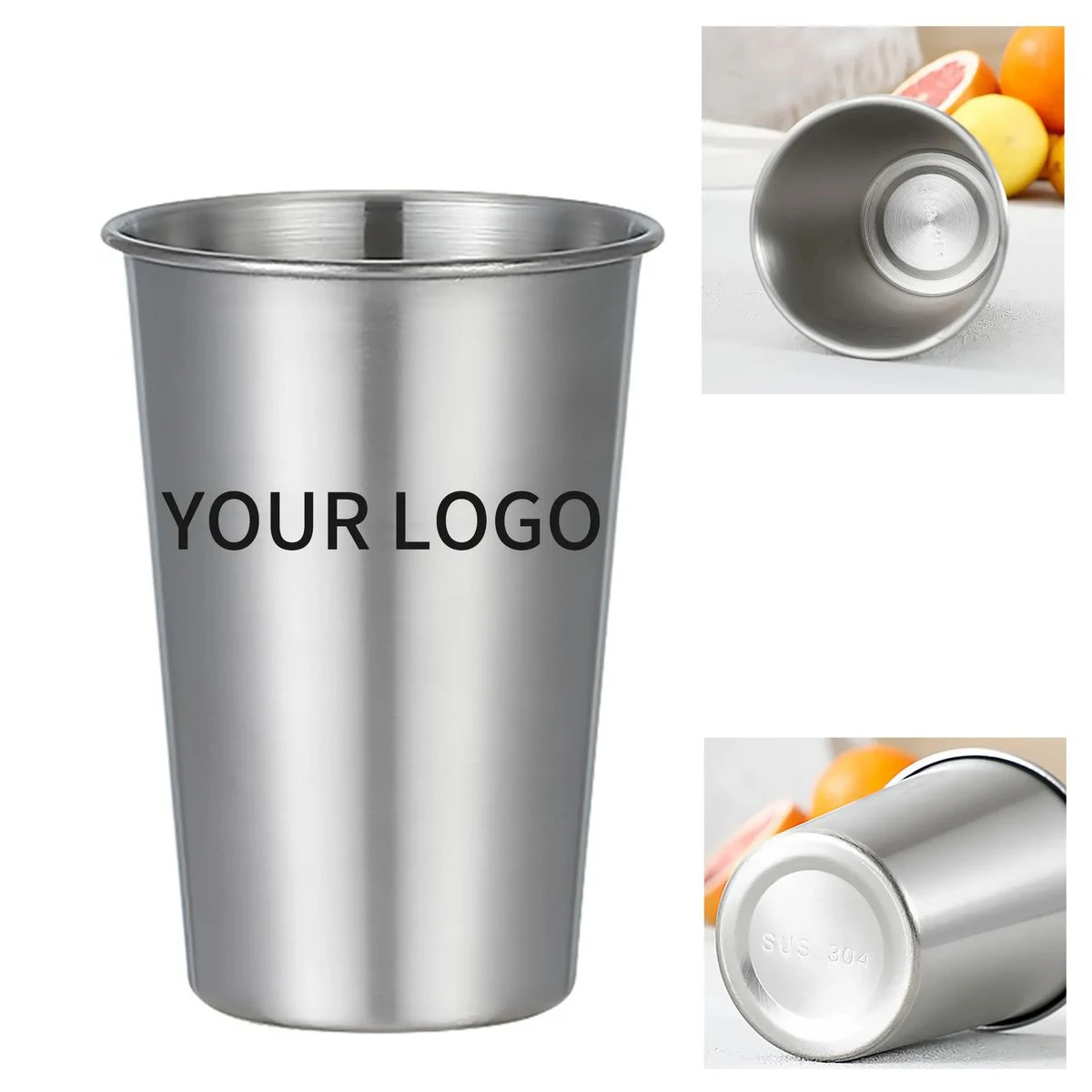 Durable Stainless Steel Cup 16oz for Outdoor Use 1