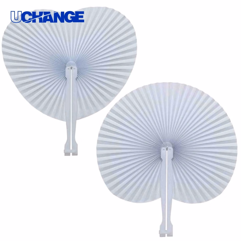 Wedding Round Folding Hand Fan Tool