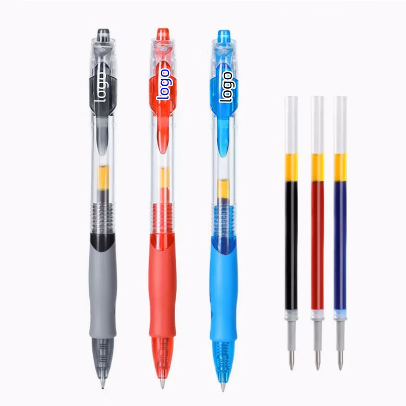 Retractable Medium Point Gel Ink Pens