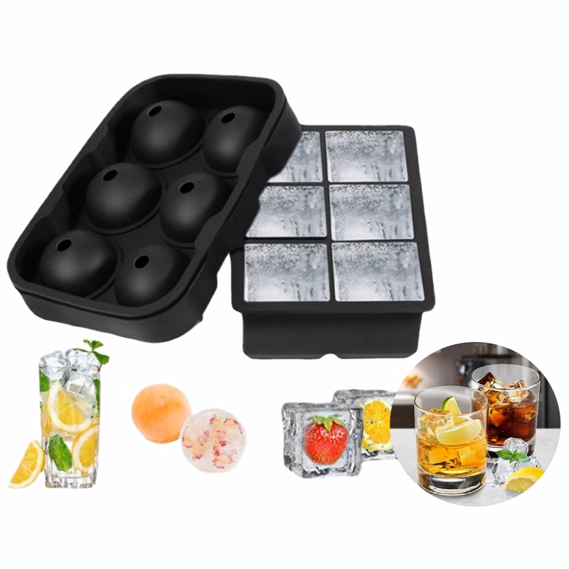 Single -Hole Silicone Ice Hockey Ice Mold