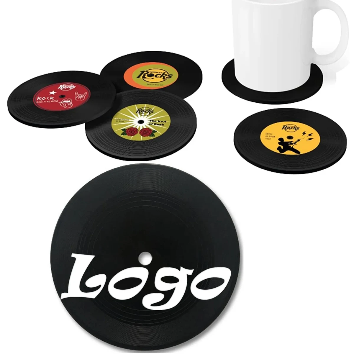 Record Coasters 1
